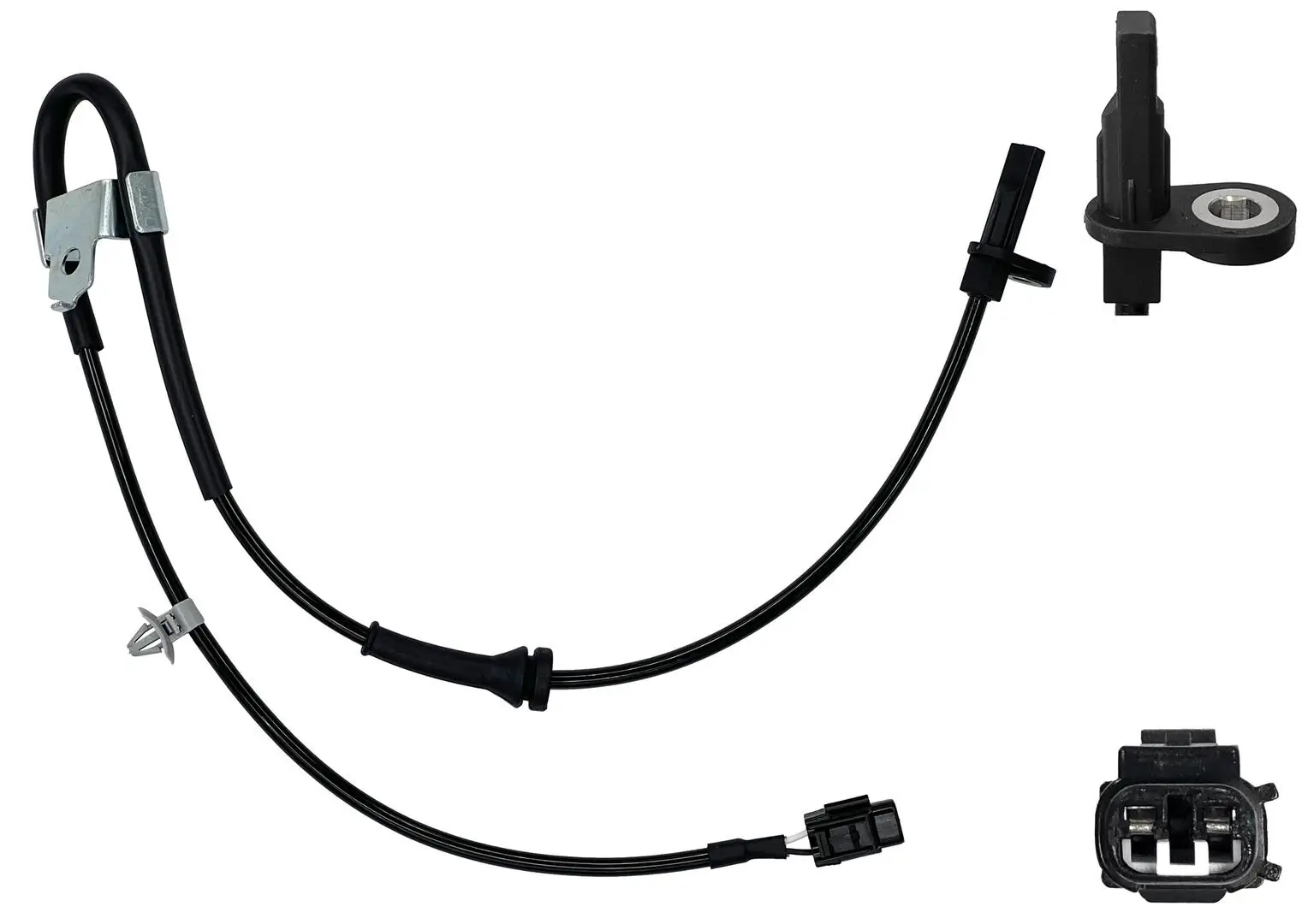 Sensor, Raddrehzahl Vorderachse links WAGNER ABS00682