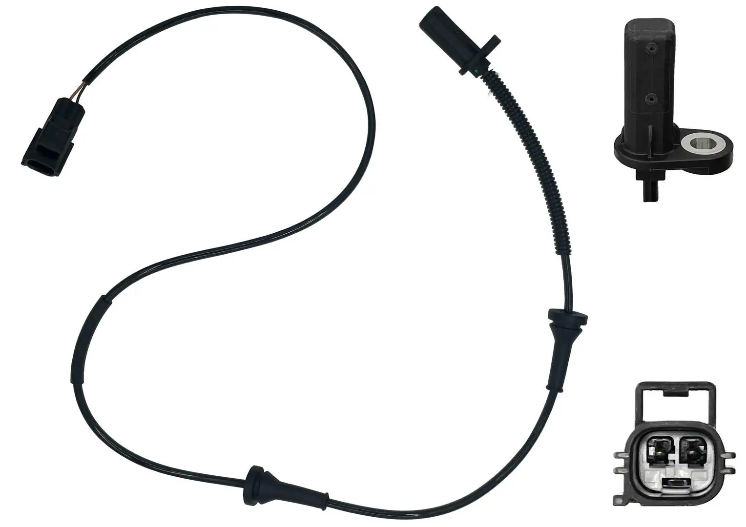 Sensor, Raddrehzahl Vorderachse links WAGNER ABS00691