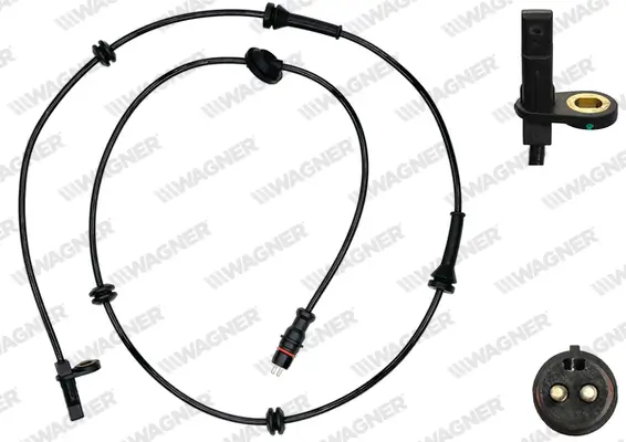 Sensor, Raddrehzahl Vorderachse links WAGNER ABS00699