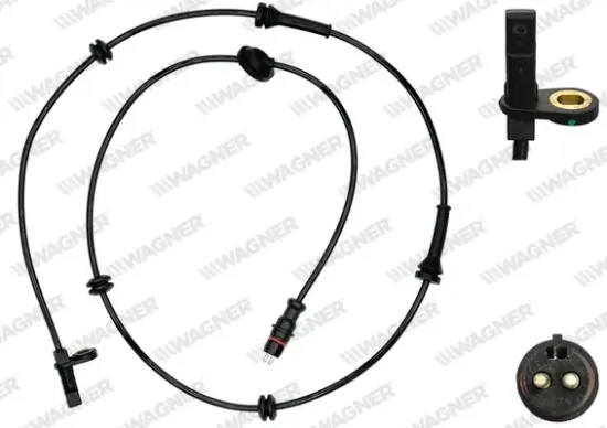 Sensor, Raddrehzahl Vorderachse links WAGNER ABS00699 Bild Sensor, Raddrehzahl Vorderachse links WAGNER ABS00699