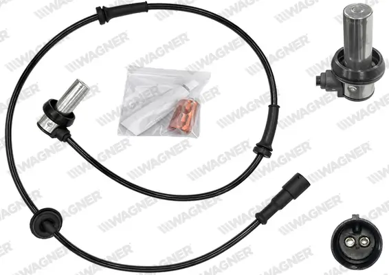 Sensor, Raddrehzahl Vorderachse WAGNER ABS00703