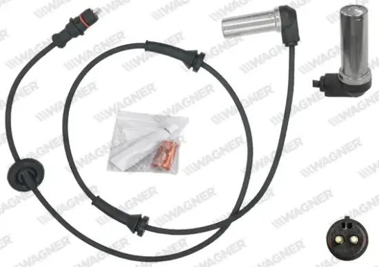 Sensor, Raddrehzahl Vorderachse WAGNER ABS00704 Bild Sensor, Raddrehzahl Vorderachse WAGNER ABS00704