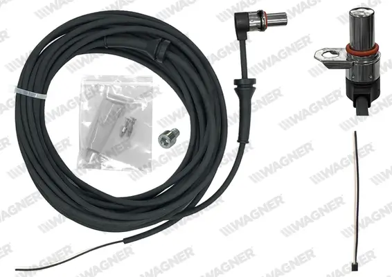 Sensor, Raddrehzahl Hinterachse WAGNER ABS00707