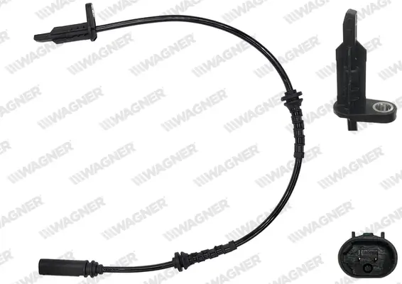 Sensor, Raddrehzahl Hinterachse WAGNER ABS00711
