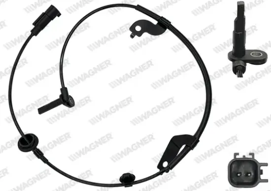 Sensor, Raddrehzahl Vorderachse links WAGNER ABS00717 Bild Sensor, Raddrehzahl Vorderachse links WAGNER ABS00717