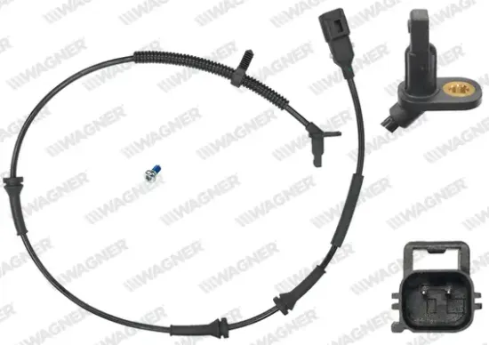 Sensor, Raddrehzahl Vorderachse WAGNER ABS00724 Bild Sensor, Raddrehzahl Vorderachse WAGNER ABS00724