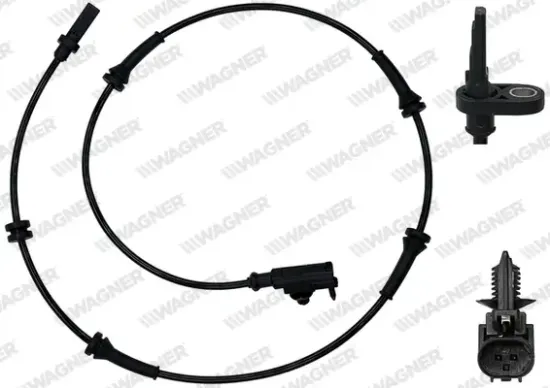 Sensor, Raddrehzahl Vorderachse WAGNER ABS00733 Bild Sensor, Raddrehzahl Vorderachse WAGNER ABS00733