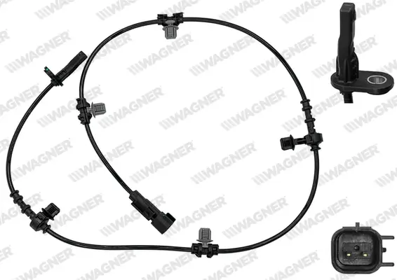 Sensor, Raddrehzahl Hinterachse WAGNER ABS00745