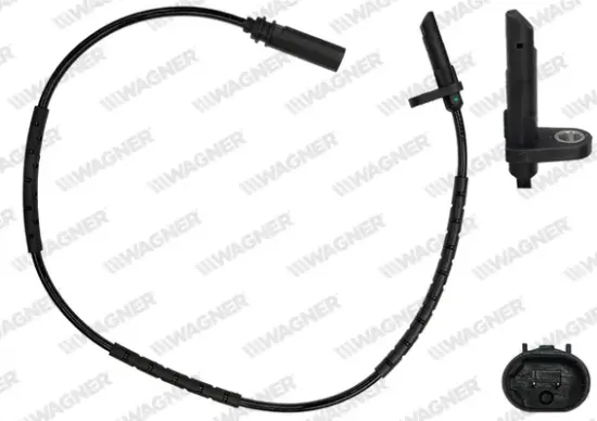 Sensor, Raddrehzahl Hinterachse WAGNER ABS00760 Bild Sensor, Raddrehzahl Hinterachse WAGNER ABS00760