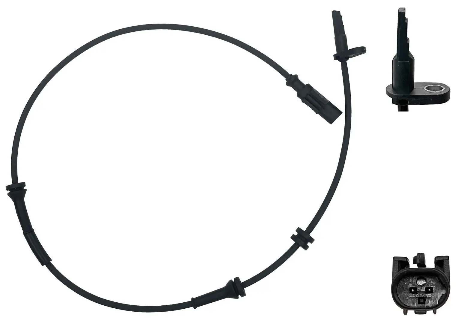 Sensor, Raddrehzahl Vorderachse WAGNER ABS00796