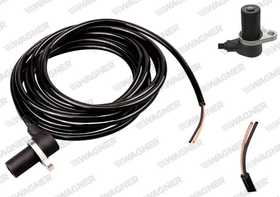 Sensor, Raddrehzahl Hinterachse WAGNER ABS00801