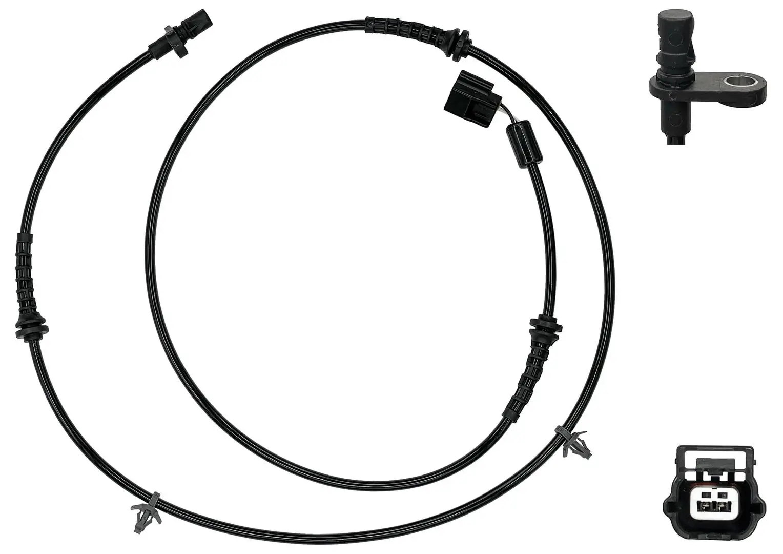 Sensor, Raddrehzahl Hinterachse rechts WAGNER ABS00804