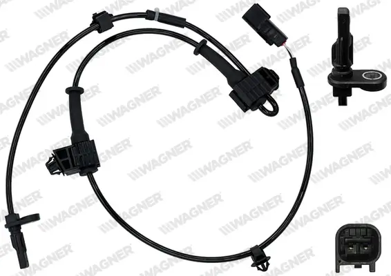 Sensor, Raddrehzahl Vorderachse WAGNER ABS00805