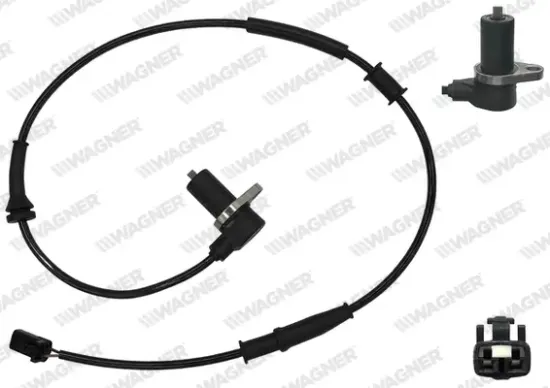 Sensor, Raddrehzahl Vorderachse WAGNER ABS00812 Bild Sensor, Raddrehzahl Vorderachse WAGNER ABS00812