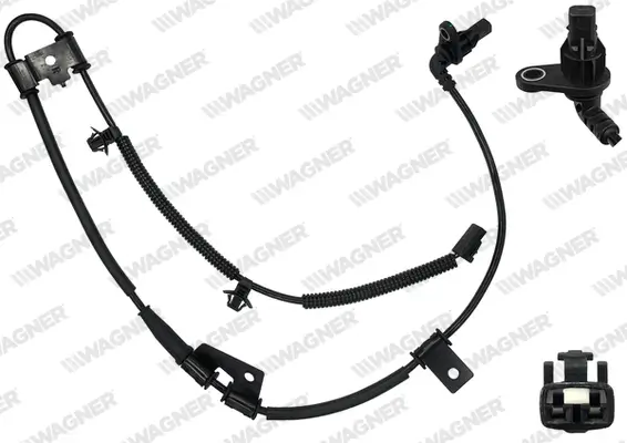 Sensor, Raddrehzahl Vorderachse rechts WAGNER ABS00824