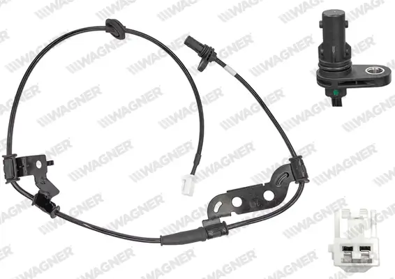 Sensor, Raddrehzahl Hinterachse links WAGNER ABS00834