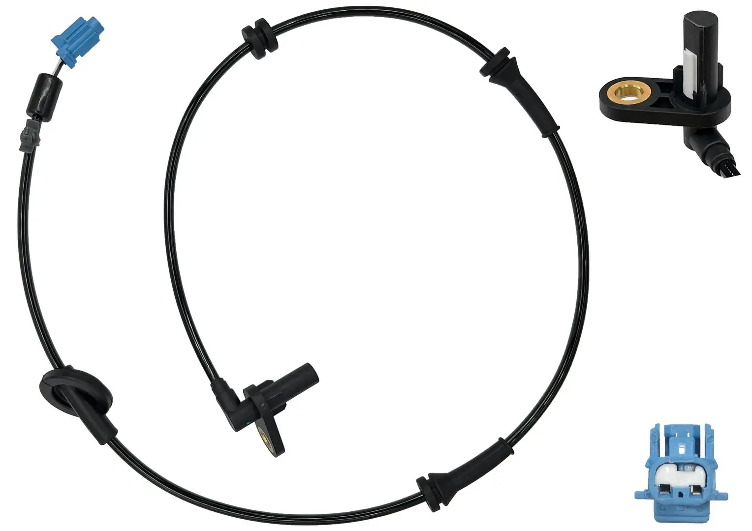 Sensor, Raddrehzahl Vorderachse links WAGNER ABS00840