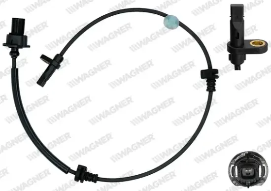 Sensor, Raddrehzahl Vorderachse links WAGNER ABS00845 Bild Sensor, Raddrehzahl Vorderachse links WAGNER ABS00845