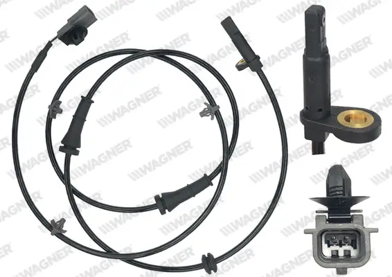 Sensor, Raddrehzahl Vorderachse WAGNER ABS00851