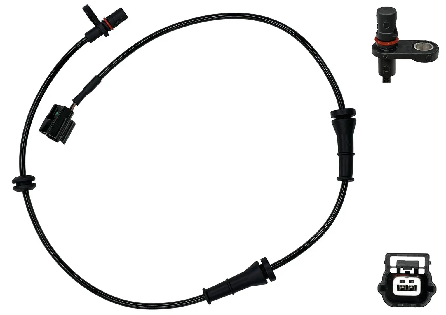 Sensor, Raddrehzahl Hinterachse links WAGNER ABS00852