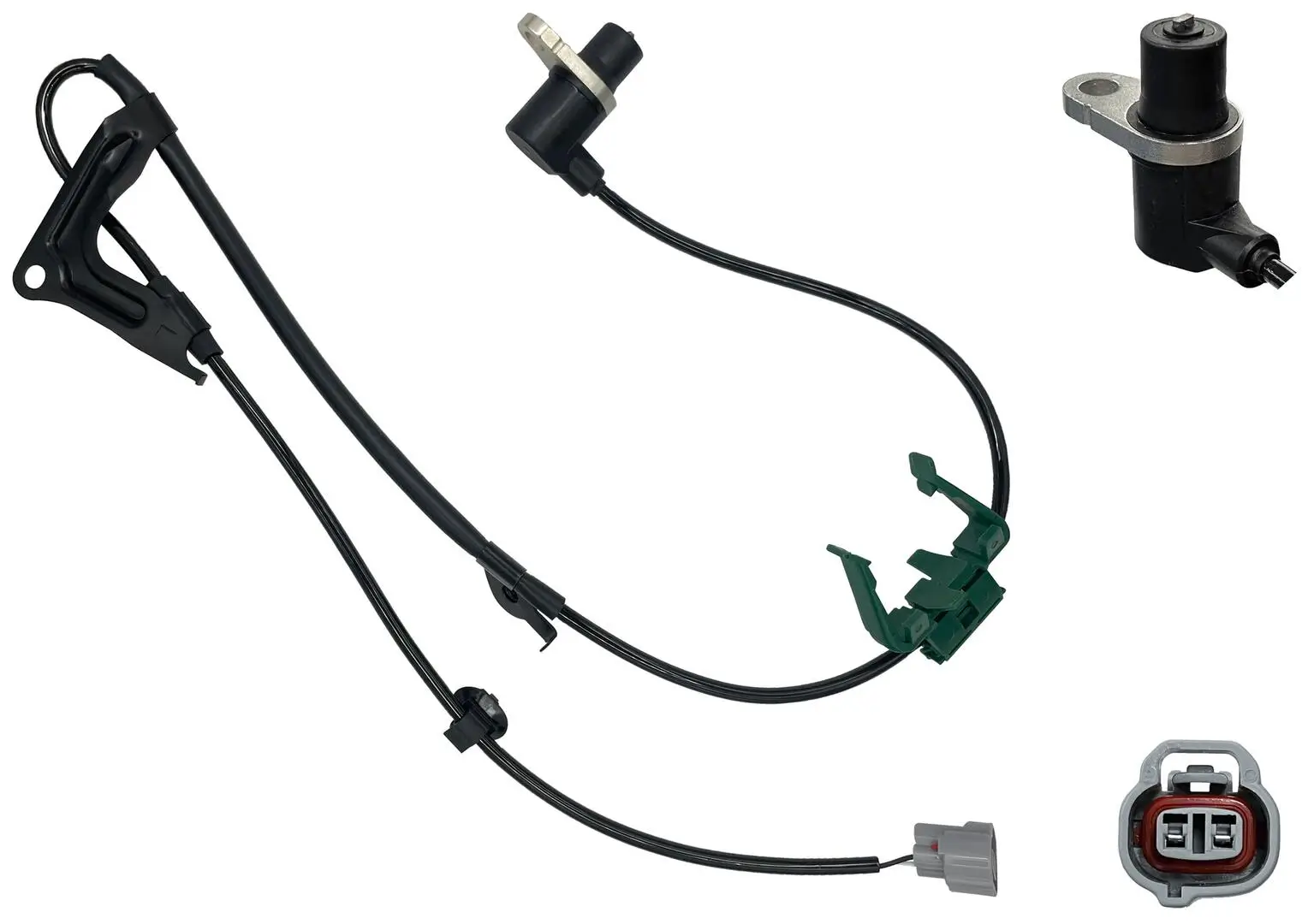 Sensor, Raddrehzahl Vorderachse links WAGNER ABS00855
