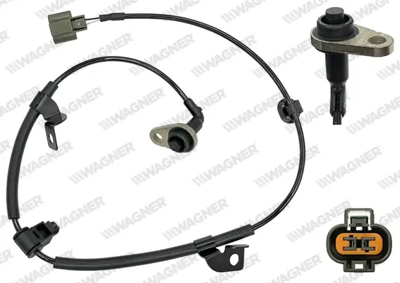 Sensor, Raddrehzahl Hinterachse rechts WAGNER ABS00868