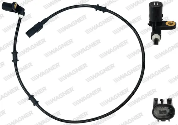 Sensor, Raddrehzahl Vorderachse rechts WAGNER ABS00894