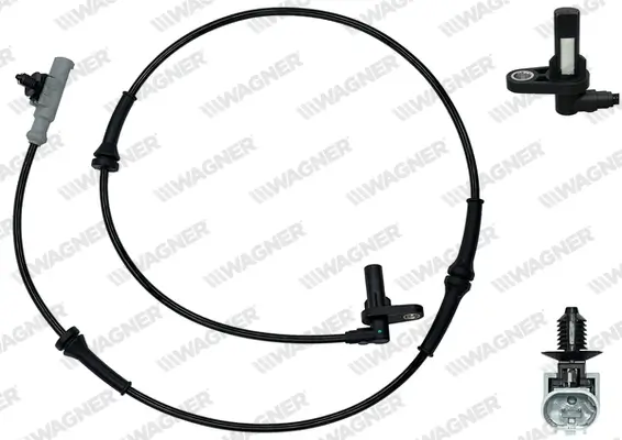 Sensor, Raddrehzahl WAGNER ABS00898