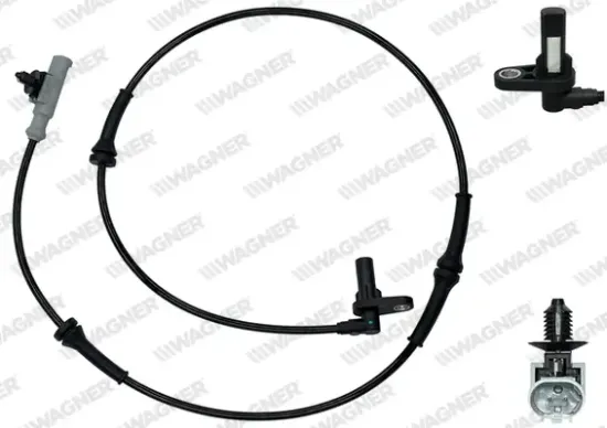 Sensor, Raddrehzahl WAGNER ABS00898 Bild Sensor, Raddrehzahl WAGNER ABS00898