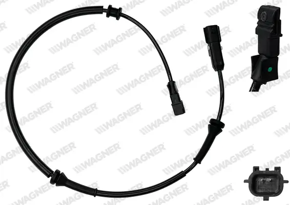 Sensor, Raddrehzahl Hinterachse WAGNER ABS00912