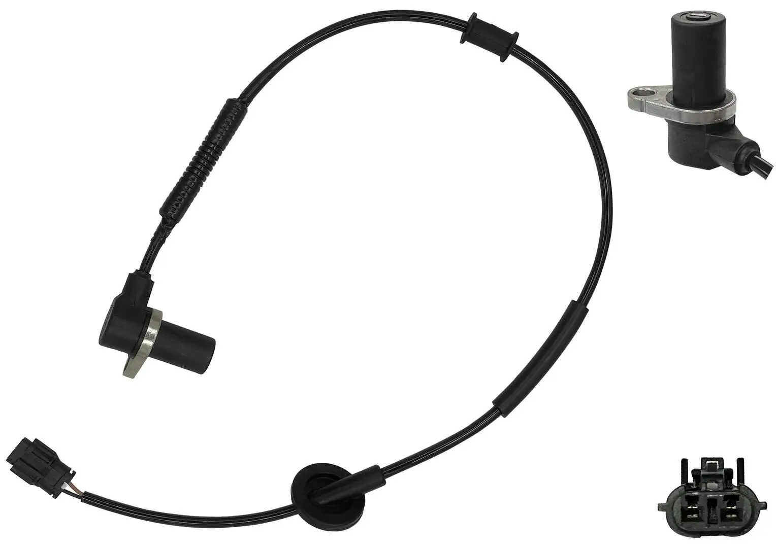 Sensor, Raddrehzahl Vorderachse links Vorderachse links WAGNER ABS00947