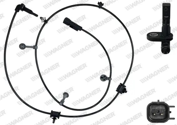 Sensor, Raddrehzahl Hinterachse links WAGNER ABS00985