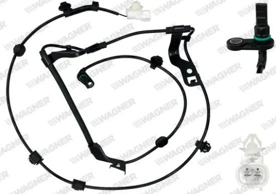 Sensor, Raddrehzahl Vorderachse links WAGNER ABS00999 Bild Sensor, Raddrehzahl Vorderachse links WAGNER ABS00999