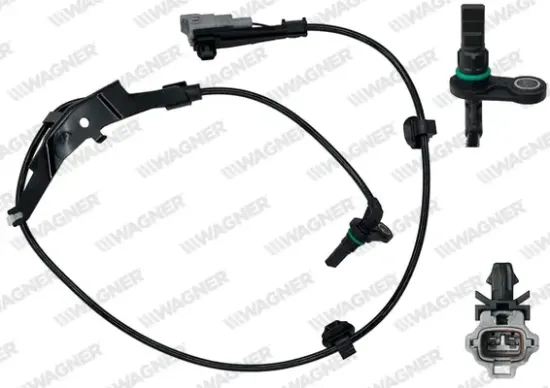 Sensor, Raddrehzahl Hinterachse rechts WAGNER ABS01002 Bild Sensor, Raddrehzahl Hinterachse rechts WAGNER ABS01002