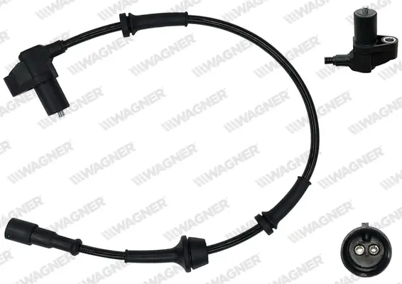Sensor, Raddrehzahl WAGNER ABS01009