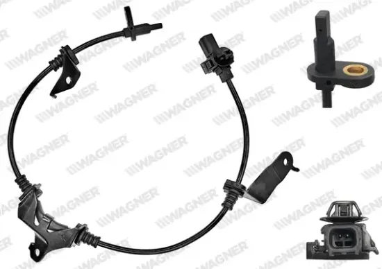 Sensor, Raddrehzahl Vorderachse rechts WAGNER ABS01014 Bild Sensor, Raddrehzahl Vorderachse rechts WAGNER ABS01014