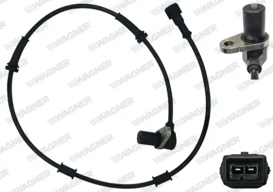Sensor, Raddrehzahl Vorderachse rechts WAGNER ABS01048 Bild Sensor, Raddrehzahl Vorderachse rechts WAGNER ABS01048