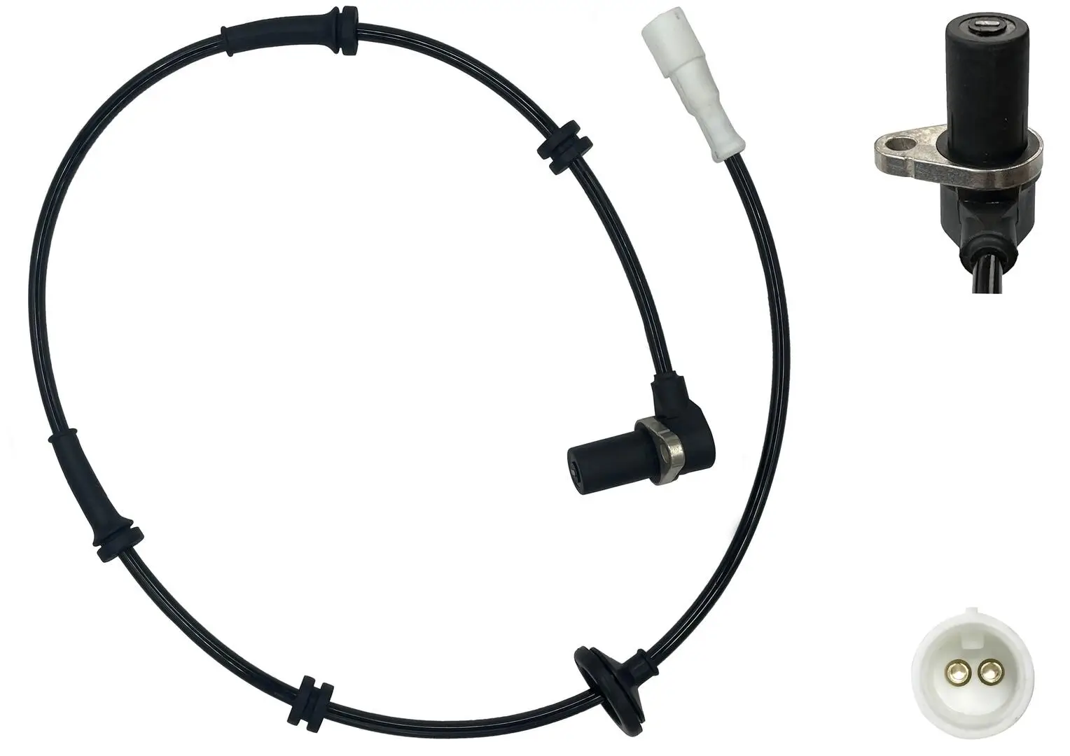 Sensor, Raddrehzahl Vorderachse links WAGNER ABS01052