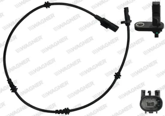 Sensor, Raddrehzahl Vorderachse WAGNER ABS01065 Bild Sensor, Raddrehzahl Vorderachse WAGNER ABS01065
