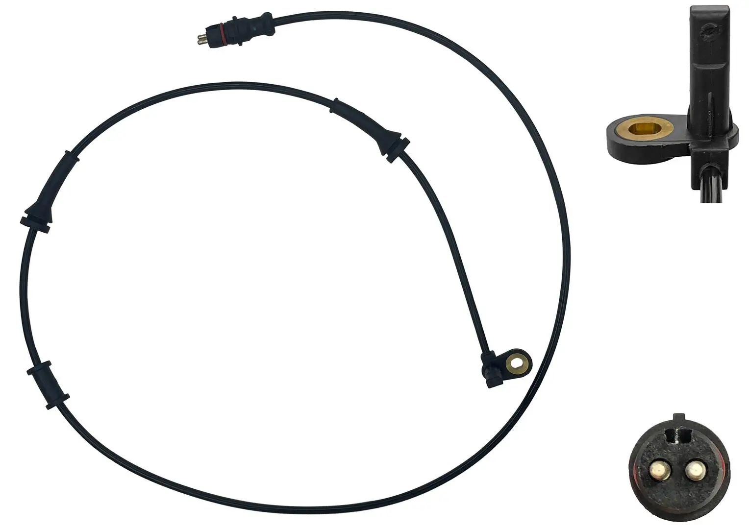 Sensor, Raddrehzahl Vorderachse WAGNER ABS01091