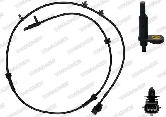 Sensor, Raddrehzahl Vorderachse WAGNER ABS01103