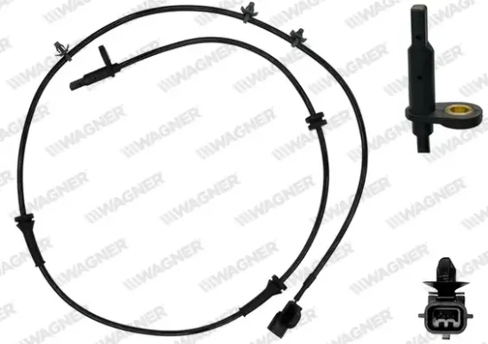 Sensor, Raddrehzahl Vorderachse WAGNER ABS01103 Bild Sensor, Raddrehzahl Vorderachse WAGNER ABS01103