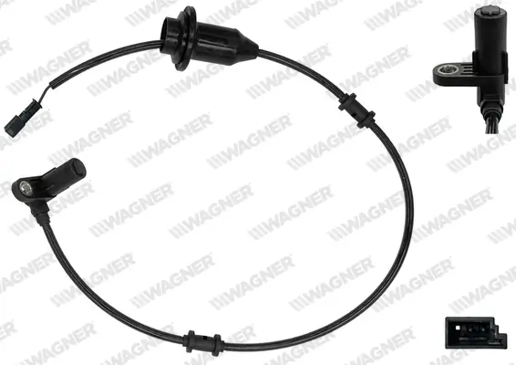 Sensor, Raddrehzahl Hinterachse rechts WAGNER ABS01115
