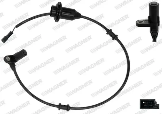 Sensor, Raddrehzahl Hinterachse rechts WAGNER ABS01115 Bild Sensor, Raddrehzahl Hinterachse rechts WAGNER ABS01115