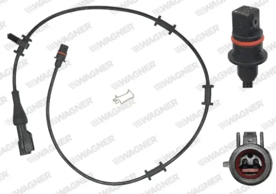 Sensor, Raddrehzahl Vorderachse WAGNER ABS01142 Bild Sensor, Raddrehzahl Vorderachse WAGNER ABS01142