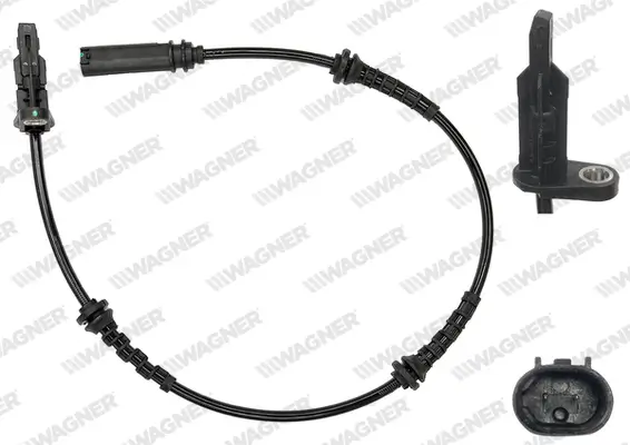 Sensor, Raddrehzahl Hinterachse WAGNER ABS01193
