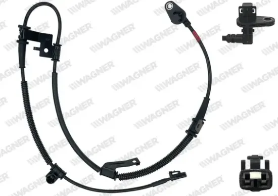 Sensor, Raddrehzahl Vorderachse rechts WAGNER ABS01222 Bild Sensor, Raddrehzahl Vorderachse rechts WAGNER ABS01222