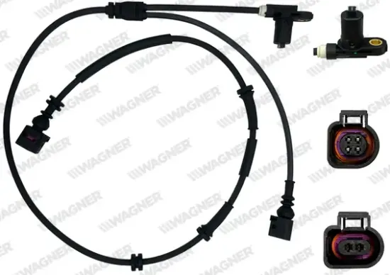 Sensor, Raddrehzahl Hinterachse WAGNER ABS01240 Bild Sensor, Raddrehzahl Hinterachse WAGNER ABS01240