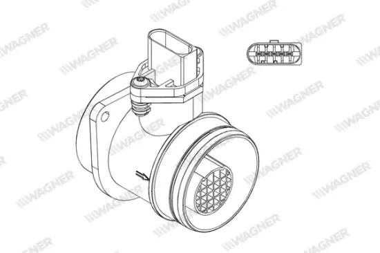 Luftmassenmesser WAGNER AFS00007 Bild Luftmassenmesser WAGNER AFS00007