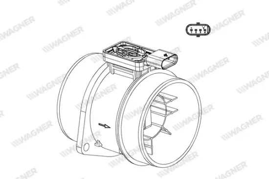 Luftmassenmesser WAGNER AFS00013 Bild Luftmassenmesser WAGNER AFS00013